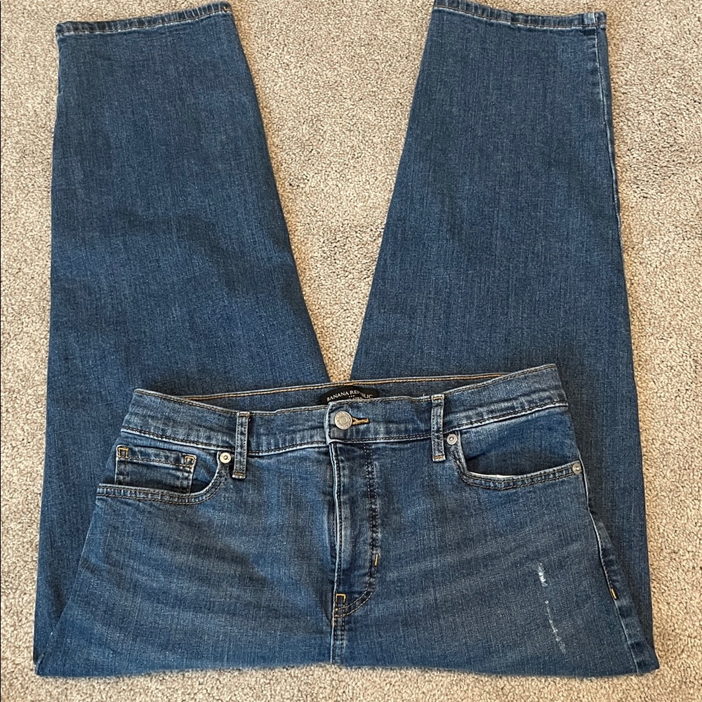 Banana Republic High-Rise Straight Jeans